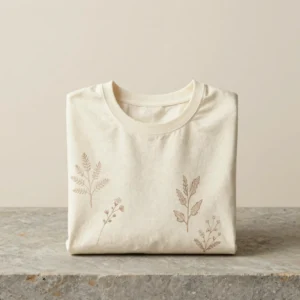 Earthy Botanical Oversized Graphic Tee