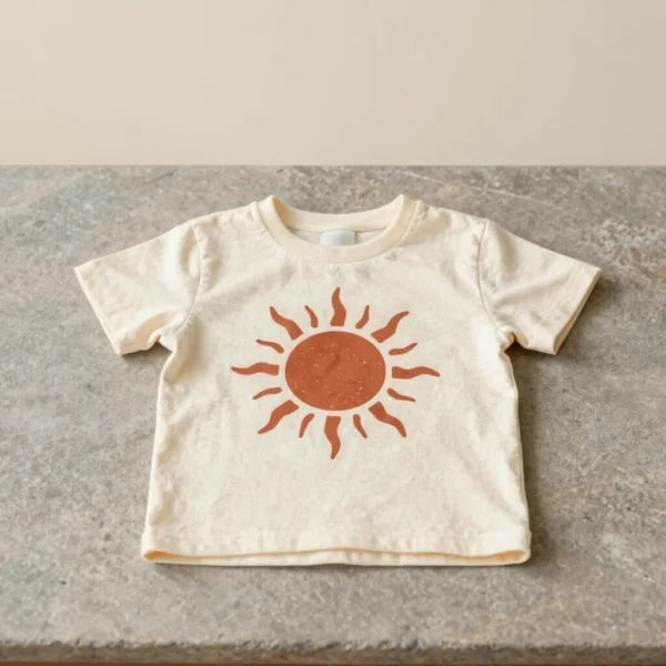 Organic Cotton Kids Sun Graphic Tee